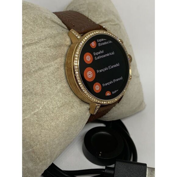 Fossil Gen 4 Authentic Digital Dial Smart Watch Custom Band FTW6011 BA128 - Picture 4 of 12